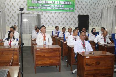 Lelang JPT Kabupaten Beltim Masuki Tahap Penulisan Makalah