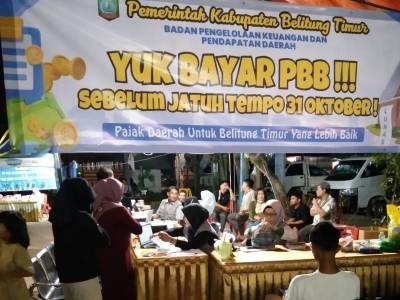 Antusiasme Wajib Pajak Menguat, Lapak Keliling BPKPD Beltim Dekatkan Layanan ke Kecamatan