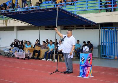 Wakil Bupati Beltim Buka Turnamen Sepak Bola Pelangi Cup 2025 U13 dan U15
