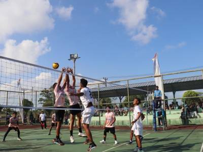 Puluhan Tim Antar Desa Ramaikan Kejuaraan Voli, Wabup Tekankan Sportivitas dan Persatuan