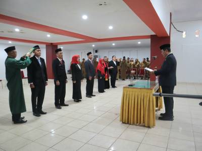 Enam Pejabat Dilantik, Pemkab Beltim Lanjutkan Penataan Organisasi