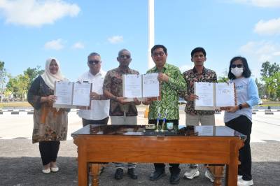 Pemkab Beltim Jalin Kerja Sama dengan PT. SWP dan PT. NAD