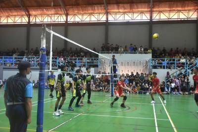 Desa Lalang dan Buding Raih Gelar Juara di Kejuaraan Voli Antardesa se-Kabupaten Beltim