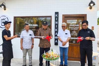 Bupati Beltim Resmikan Kinikawa Coffee